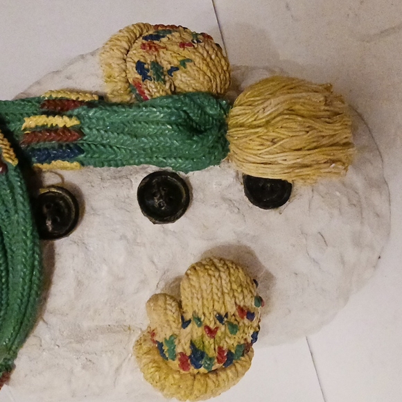 Band Creations large (approximately 20 inches tall) vintage? resin Snowman - Picture 3 of 8